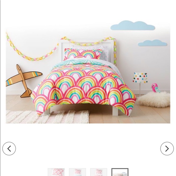 Pillowfort Bedding Twin Comforter And Sham Set Rainbow Poshmark